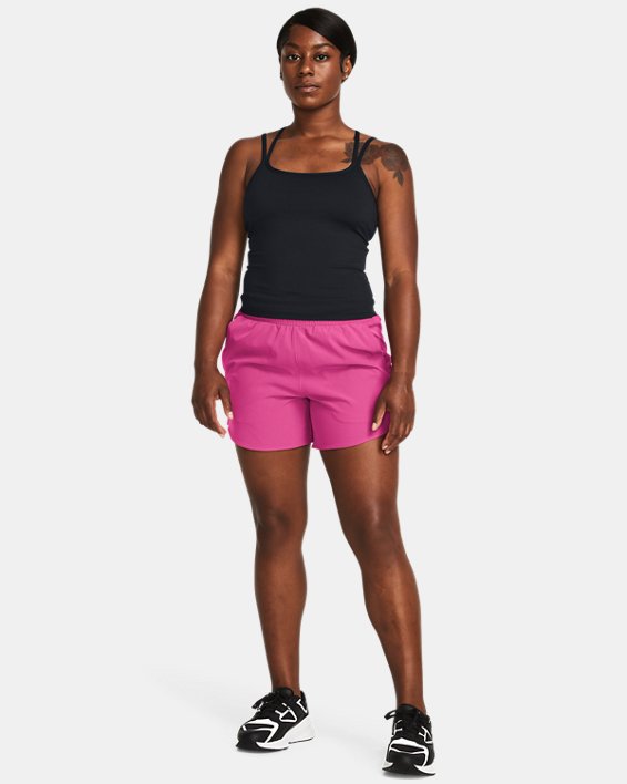 Women's UA Vanish 5" Shorts, Pink, pdpMainDesktop image number 2